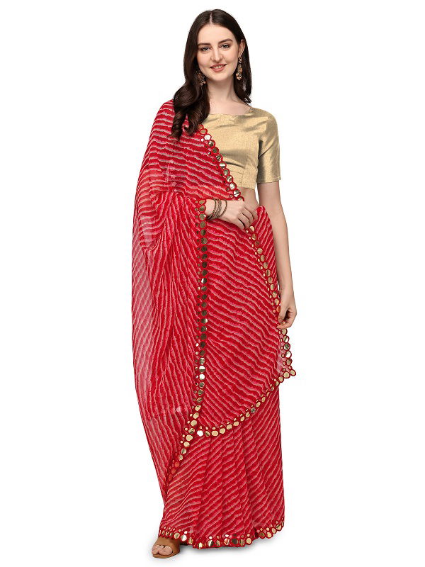 Leriya Mirror 01 Fancy Designer Ethnic Wear Chiffon Saree Collection